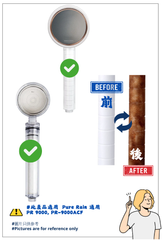 ANIMO- PURE RAIN 6Pcs- (Upgrade Ver2.0) 1.7cm PR9000 Filter Shower Head Refill