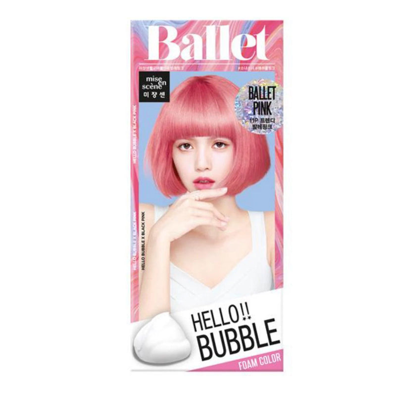 Mise En Scene - Hello Bubble Foam Colour Hair Dye 30g x (17 Colours) - Black Pink Ed