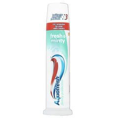 Aquafresh - Pump 100ml 6 年以上 3 合 1 家庭保護 清新薄荷味