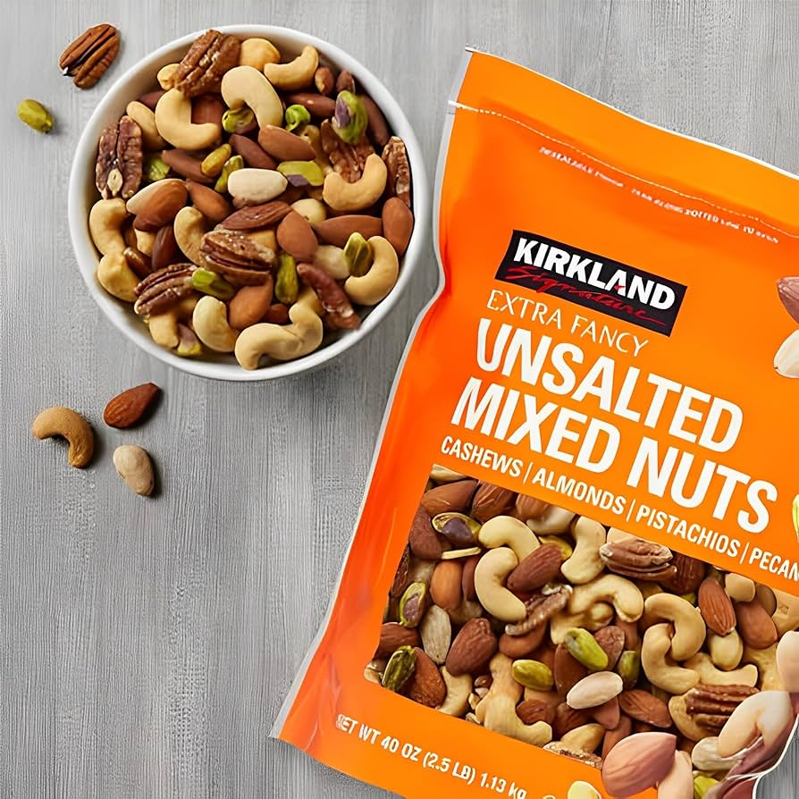 Kirkland Signature Extra Fancy Unsalted Mixed Nuts - 39.85 Ounce