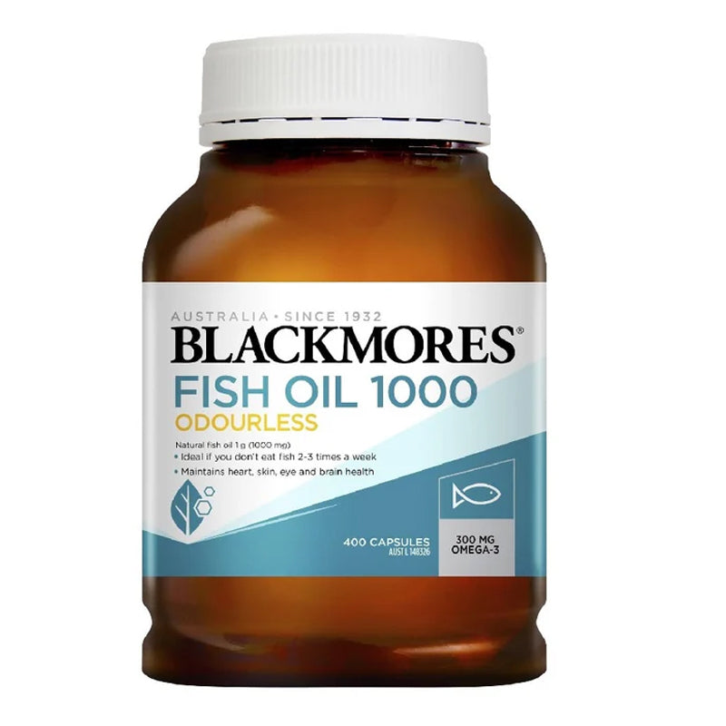 BLACKMORES - Odourless Fish Oil 1000mg 400 Capsules