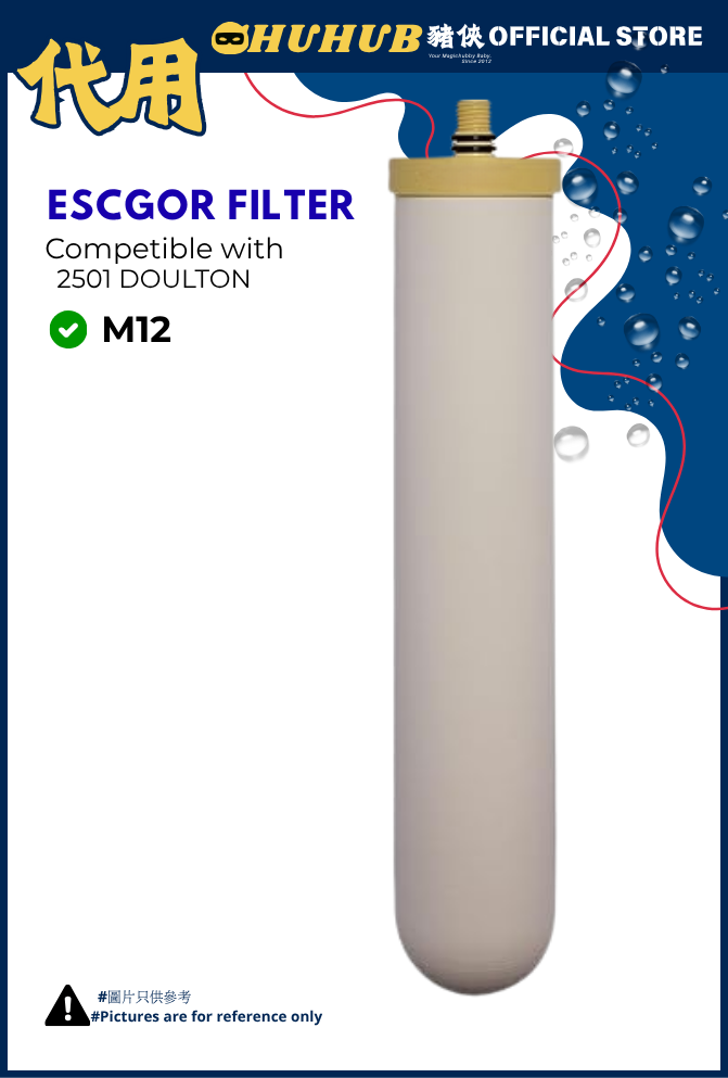 ANIMO- M12-英國道爾頓 2504 兼用 代用 2501 DOULTON BioTect系列BTU 10" 拜奧歐化濾芯 非品牌原裝