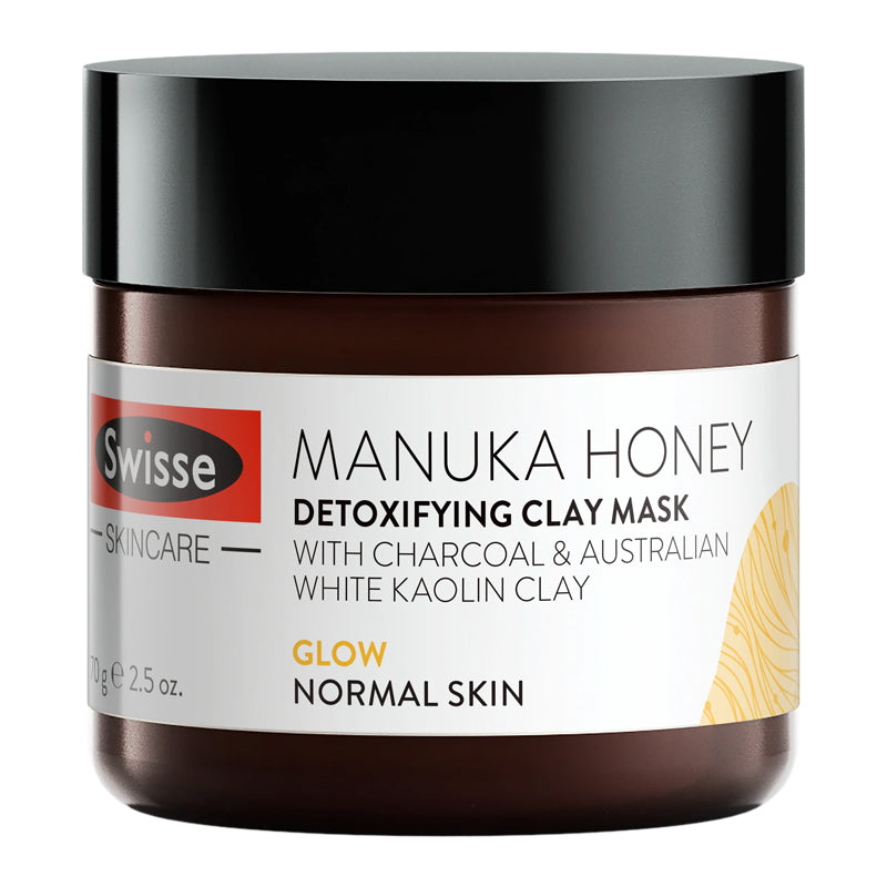 Swisse - Manuka Honey Detoxifying Facial Mask With Charcoal & Kaolin Clay 70g [New Packaging]