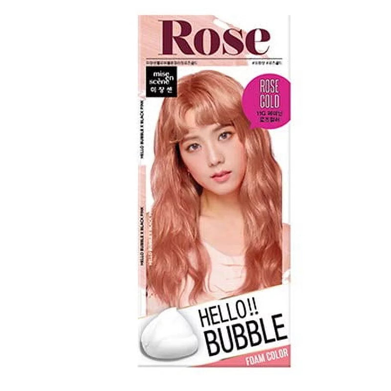 Mise En Scene - Hello Bubble Foam Colour Hair Dye 30g x (17 Colours) - Black Pink Ed